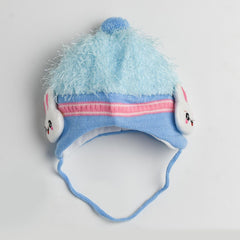 BRANDED KIDS BLUE WARM RABBIT CAP