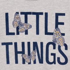 MANGO LITTLE THINGS SWEATSHIRT + NAVY TROUSER SET