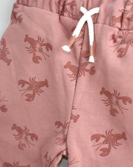 BRANDED PINK LOBSTER PRINTED TROUSER