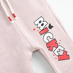 BRANDED PINK MICKEY & ME PRINTED TROUSER