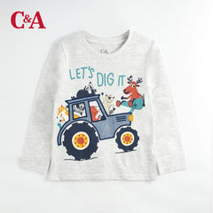 C&A LONG SLEEVE LETS DIG IT T-SHIRT