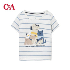 C&A WHITE GOOD TIMES TOGETHER T-SHIRT