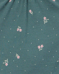 CARTERS 3 PACK FLORAL SHORT SLEEVE BODYSUITS