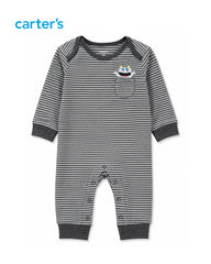 CARTERS 3 PCS MONSTER CHARACTER ROMPER SET
