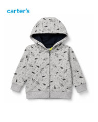 CARTERS 3 PCS OVER THE MOON HOODIE WITH PYJAMA SET
