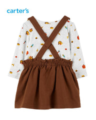 CARTERS BABY 2 PCS JUMPSUIT SET