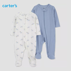 CARTERS BABY BOY 2 PCS ZEBRA SLEEP N PLAY SET