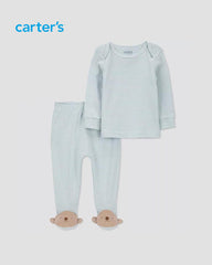 CARTERS BABY BOY KOALA FOOTED 2 PCS SET