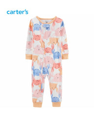 CARTERS BABY CRABS PRINTED SNUG FOT COTTON ROMPER