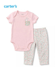 CARTERS BABY RABBIT 2 PCS BODYSUIT SET