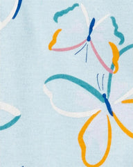 CARTERS BUTTERFLY SNUG FIT COTTON ROMPER