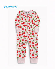 CARTERS CHERRY BLISS BABY ZIP UP ROMPER