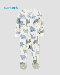 CARTERS DINOSAURS SLEEP N PLAY FOOTED ROMPER