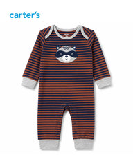CARTERS LITTLE BANDIT JUMPSUIT, BODYSUIT WITH TROUSER 3 PCS SET