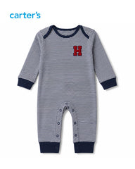 CARTERS LITTLE MVP 3 PCS JUMPSUIT, BODYSUIT & TROUSER SET