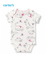 CARTERS PRINCESS DINO JUMPSUIT, BODYSUIT WIHT TROUSER 3 PCS SET