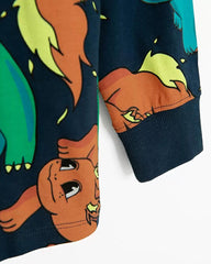 COOL CLUB LONG SLEEVE ALL OVER PRINT T-SHIRT