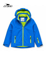 CRANE WATERPROOF HOOD SKI JACKET - ELECTRIC BLUE