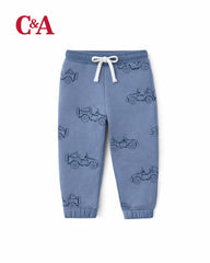 C&A BLUE JEEP PRINTED SWEATSHIRT WITH TROUSER SET