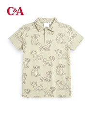 C&A GREEN LION KING POLO T-SHIRT