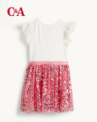 C&A MINNIE MOUSE SPARKLE & FLARE SEQUIN DRESS