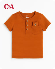 C&A BABY CLUB BROWN BEAR COTTON T-SHIRT