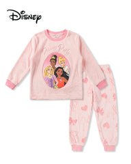 DISNEY PINK PRINCESS PARTY FLEECE SET
