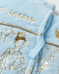 DISNEY PRINCESS PLUSH SHERPA HOODED JACKET - SKY BLUE
