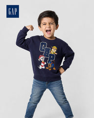 GAP PAW PATROL NAVY GRAPHIC FLEECE SWEATSHIRT