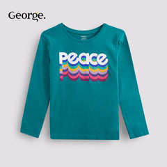 GEORGE GREEN PEACE LONG SLEEVE T-SHIRT