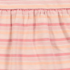 GEORGE PINK STRIPED PRINTED DRESS