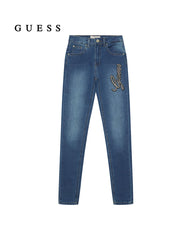 GUESS GIRLS BLUE DENIM SKINNY JEANS