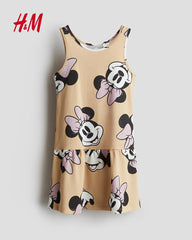 H&M BEIGE MINNIE MOUSE DRESS