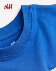 H&M BLUE FRIENDS ARE GREAT JERSEY T-SHIRT