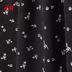 H&M Black/Floral Girls Dress