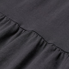 H&M DARK GREY LONG COTTON DRESS