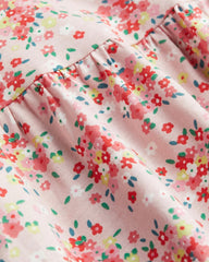 H&M LIGHT PINK FLORAL PATTERENED DRESS