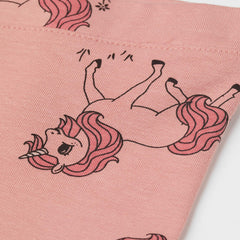 H&M LIGHT PINK UNICORNS PRINTED LEGGINGS