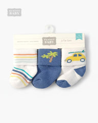 HUDSON BABY SOCKS 3 PAIR SET 028