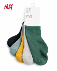 H&M BABY 5 PACK COTTON SOCKS - MULTICOLOR