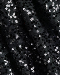 H&M BLACK SEQUIN SKIRT DRESS
