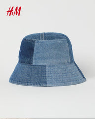 H&M GIRLS WASHED DENIM BUCKET HAT