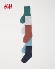 H&M KIDS 5 PACK CREW SOCKS