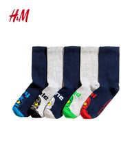 H&M LEGO NINJA GO 5 PACK KIDS SOCKS