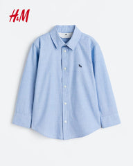 H&M LIGHT BLUE COTTON SHIRT
