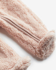 H&M LIGHT PINK PILE ALL IN ONE SUIT WITH EARS 1028