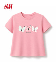 H&M PINK BETTER TOGETHER SHORT SLEEVE T-SHIRT