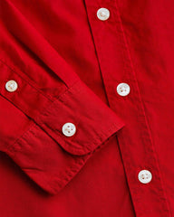 H&M RED EMBROIDERED COTTON SHIRT