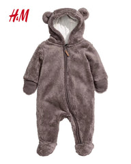 H&M TUAPE PILE ALL IN ONE SUIT WITH EARS 7003