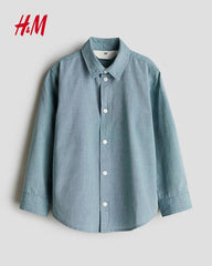 H&M TURQUOISE COTTON SHIRT